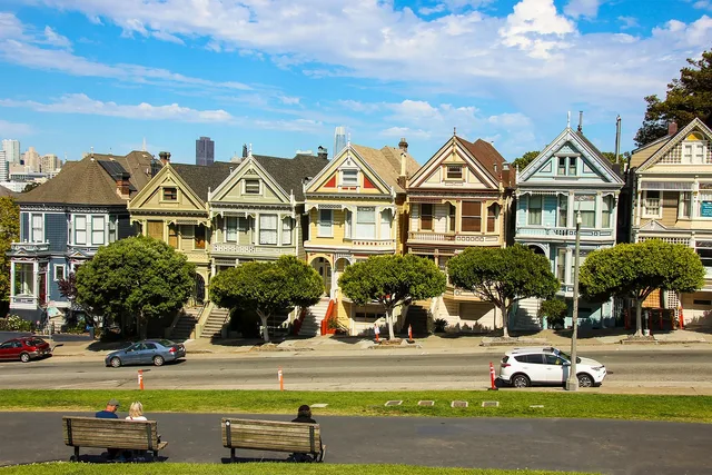 painted ladies, san francisco, usa, neighborhood, california, city, architecture, houses, residential, street, homes, urban, victorian, francisco, landmark, america, historic, san francisco, neighborhood, neighborhood, neighborhood, neighborhood, neighborhood. Choosing Period-Accurate Exterior Trim and Siding Colors for Old Houses