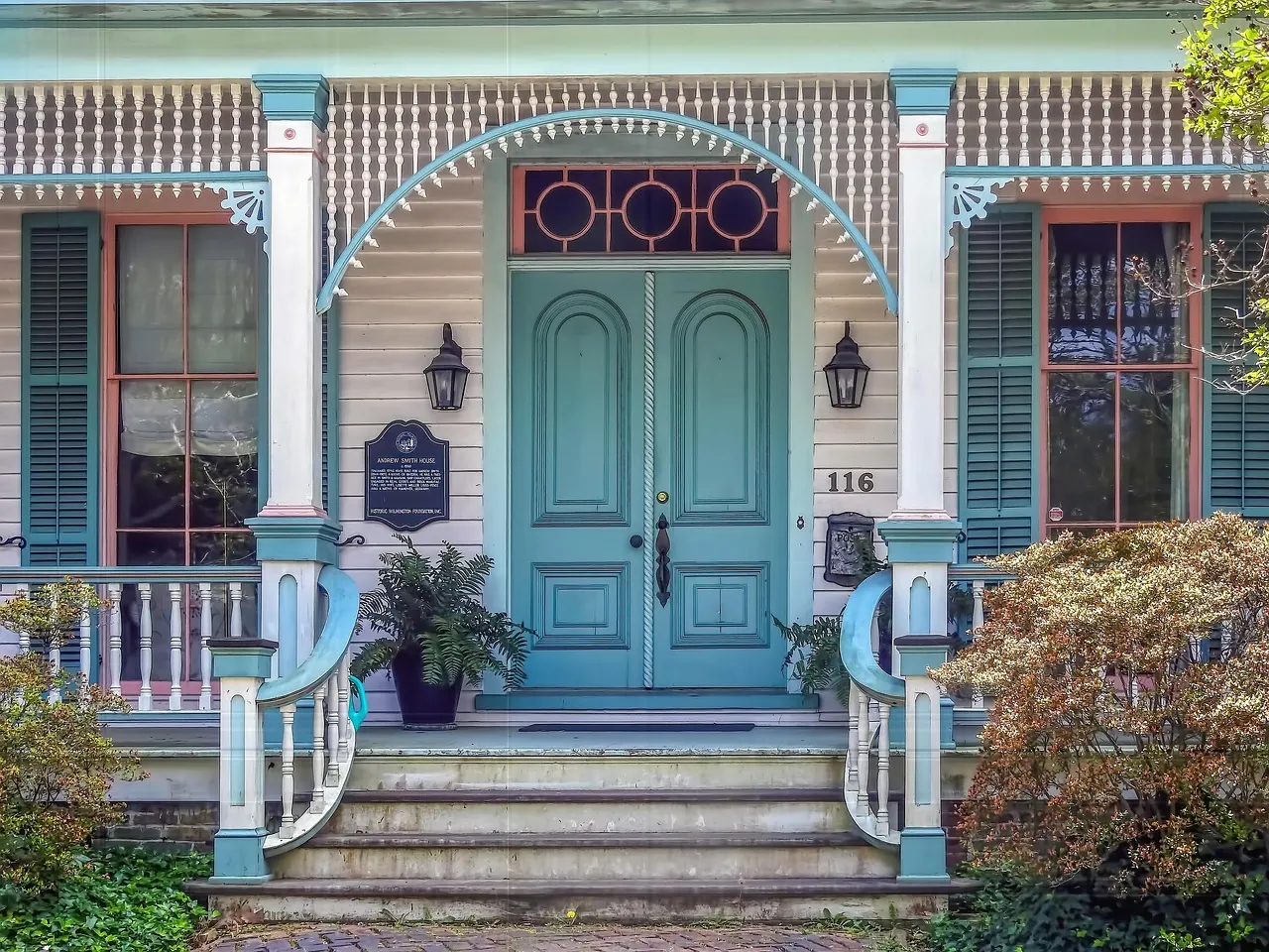 house, home, architecture building, city, residence, facade, front, entry, stairs, porch, door, historic, old, porch, porch, porch, porch, porch