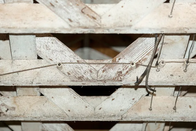 Close up of the knob and tube wiring from c.1918. Old House Knob and Tube Insurance: How Coverage Is Decided