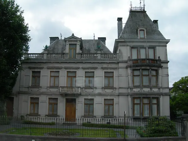 old, house, building, victorian, home, belgium, victorians, gray home
