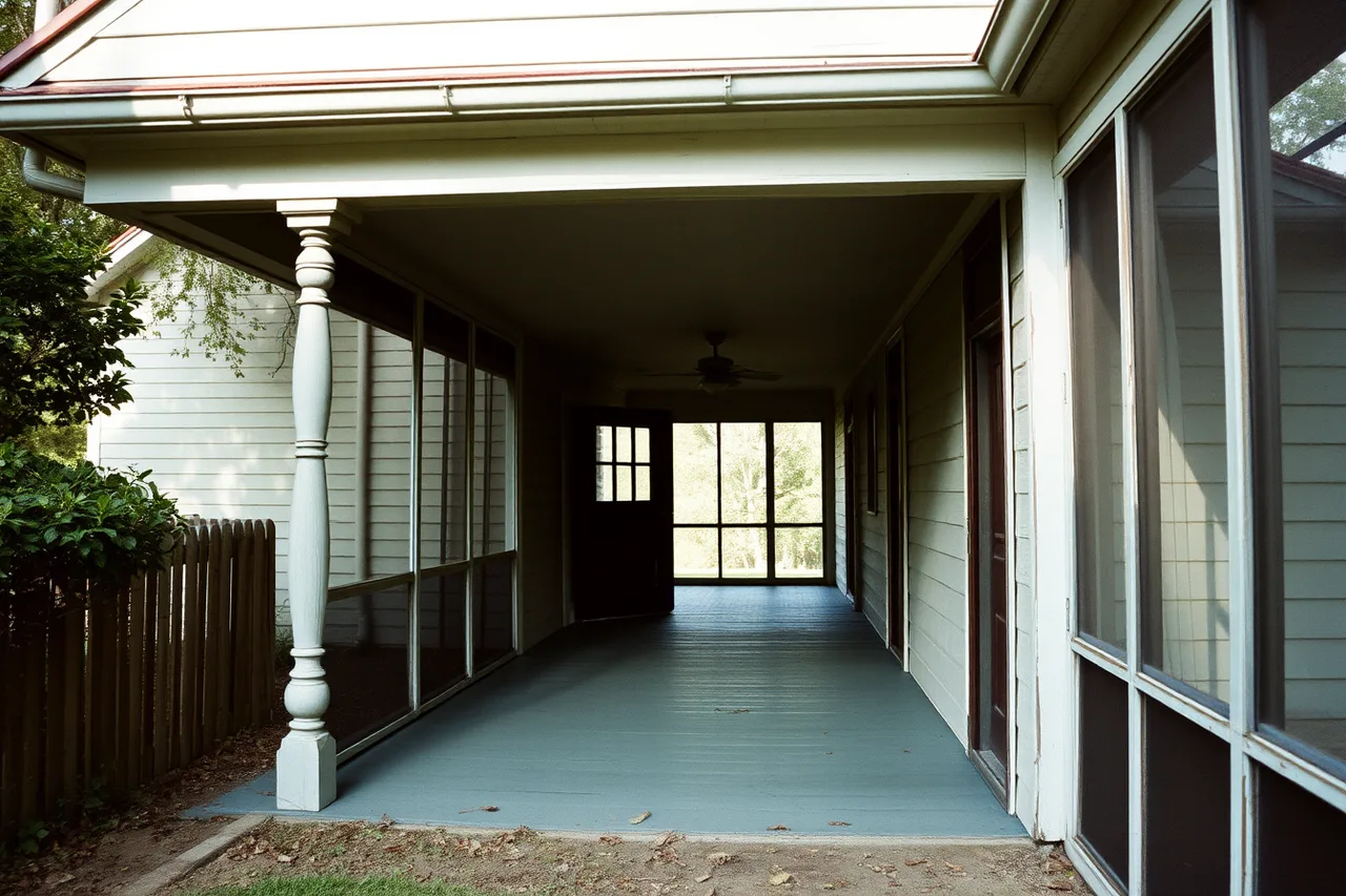Screened porch with turned wood posts and painted floor (For homeowners, the tempting shortcut and the lasting repair compared)